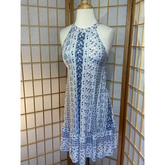 Loft XS Floral Halter Dress - Picture 1 of 13